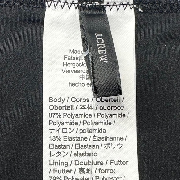 J. Crew Bikini Bottom XL Scallop piqué surf hipster Navy - Picture 7 of 7